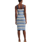 Striped Cotton-Blend Tank Dress