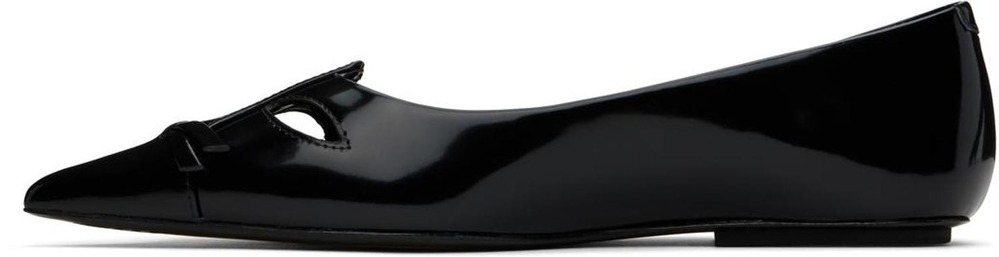 Black 'The Kat' Ballerina Flats