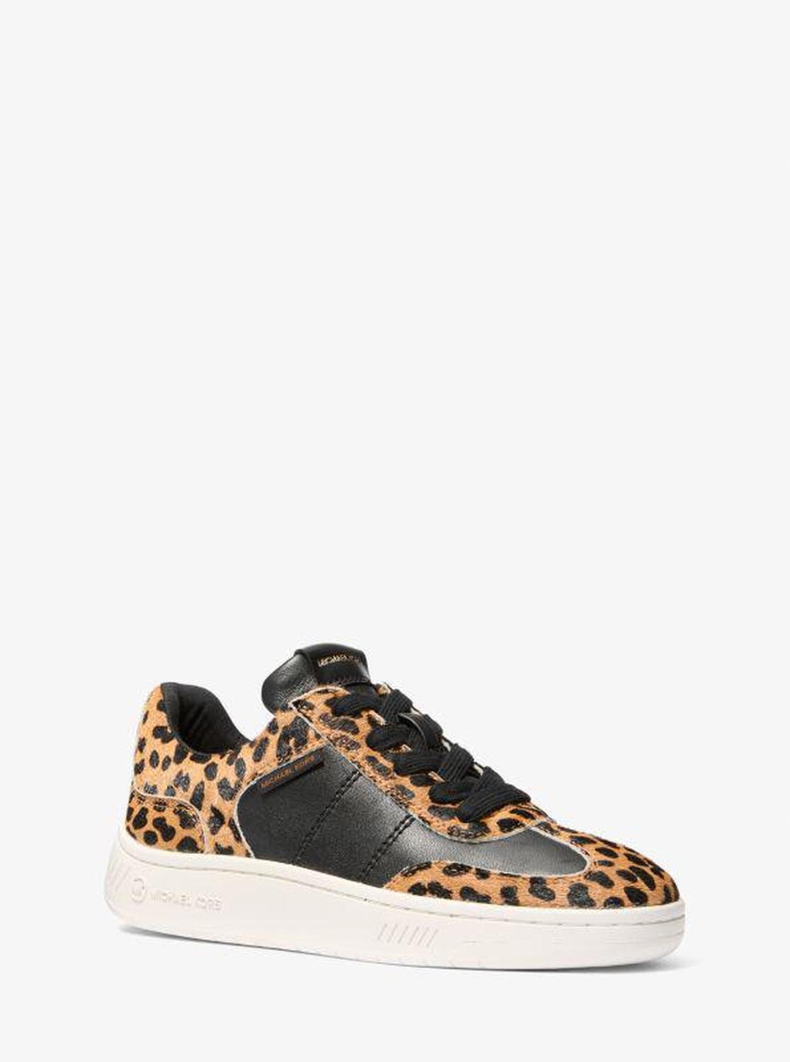 Kai Leopard Print Calf Hair Sneaker