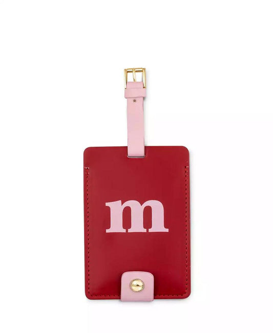 New York Just Mine Initial Luggage Tag, M