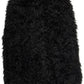 Black 'The Shaggy Lady' Faux-Fur Jacket