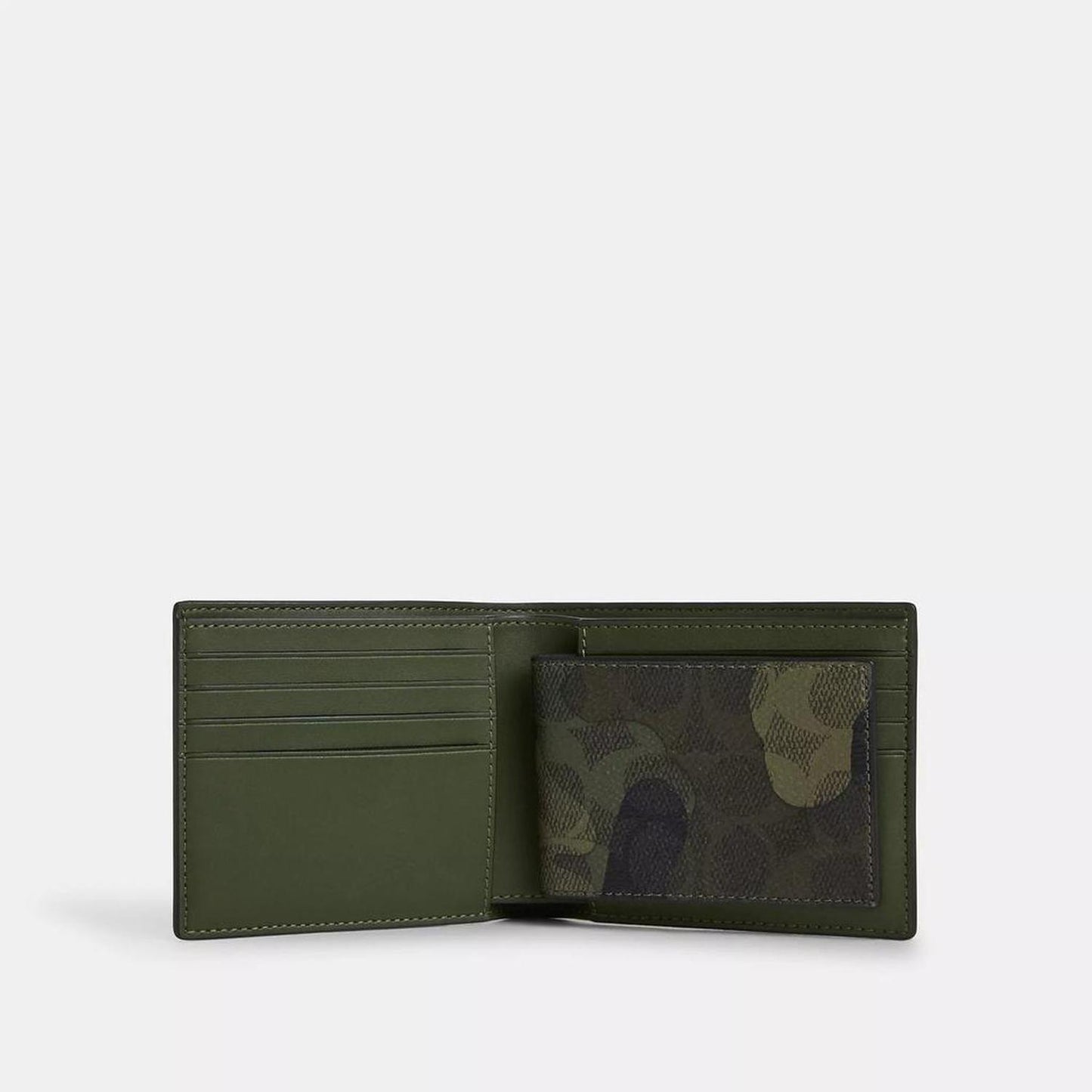 Coach Outlet 3 In 1 Wallet In Signature Camo Print