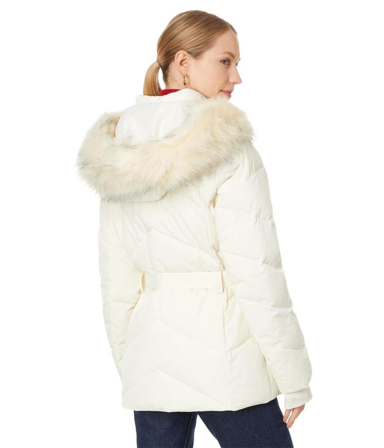 Active Puffer With Fur Trim Hood A423409B