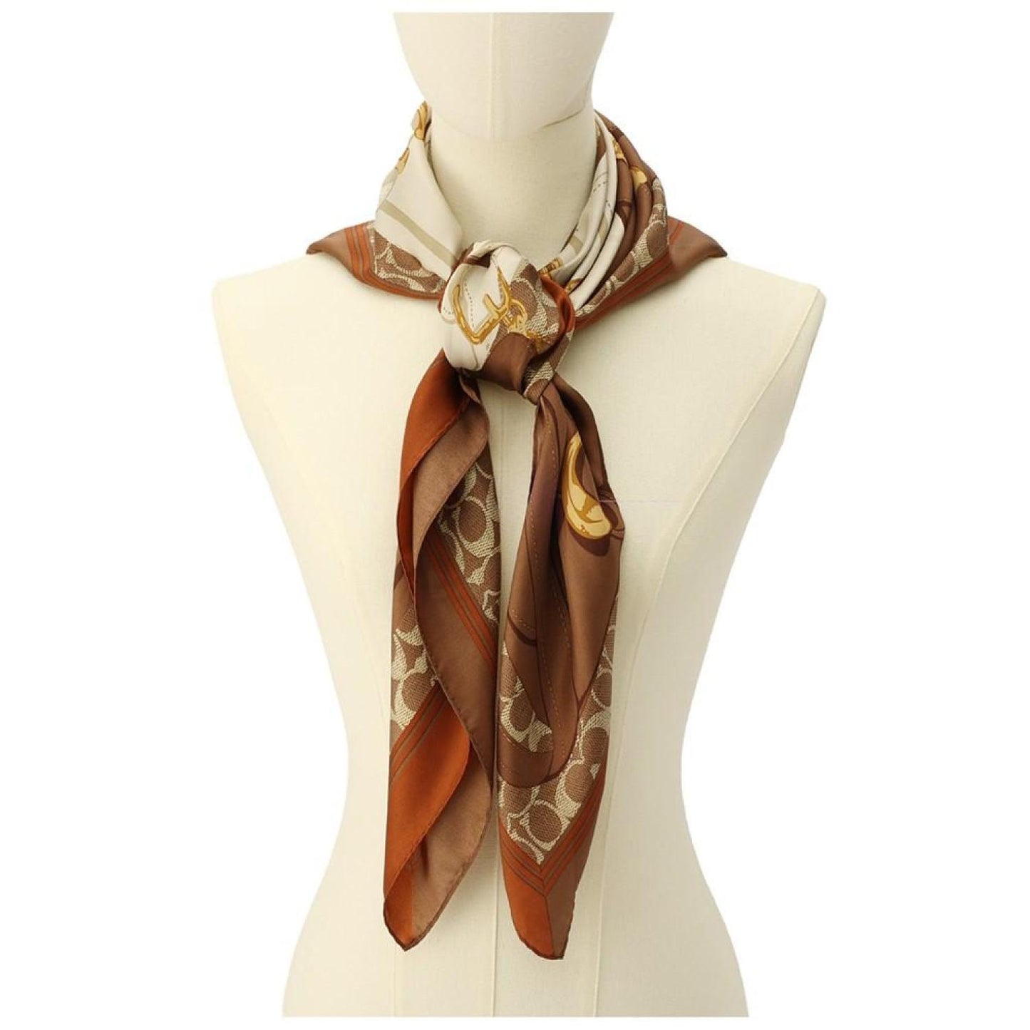 35" Tabby Silk Square Scarf