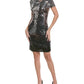 Michael Kors Collection Embellished Sheath Dress