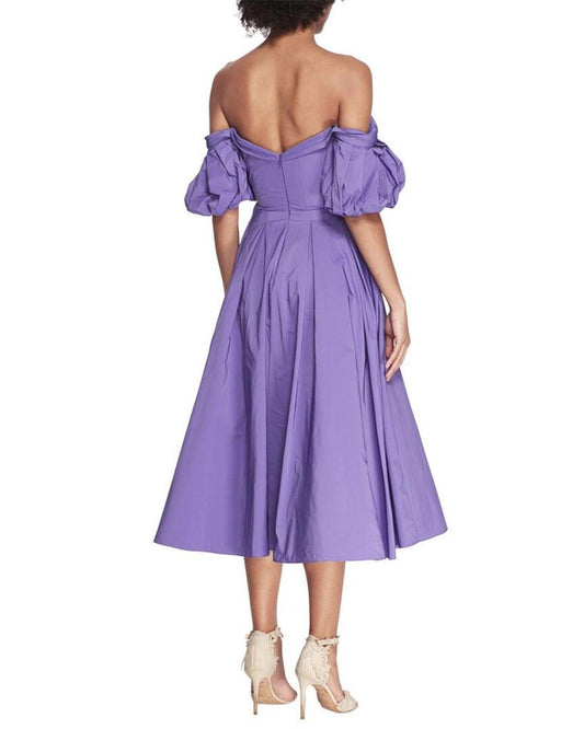 Marchesa Notte Midi Dress