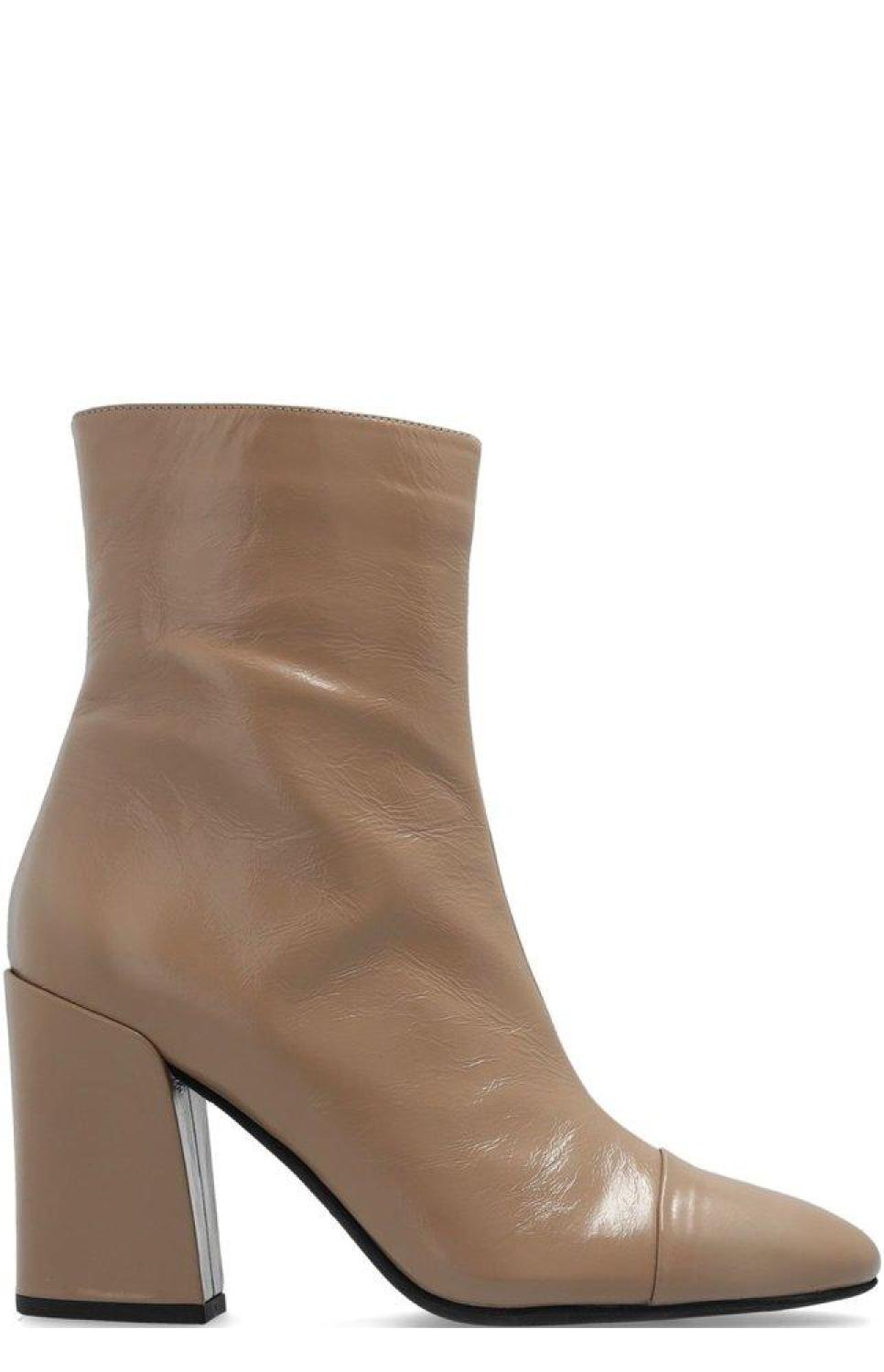 Furla Essential Round Toe Ankle Boots