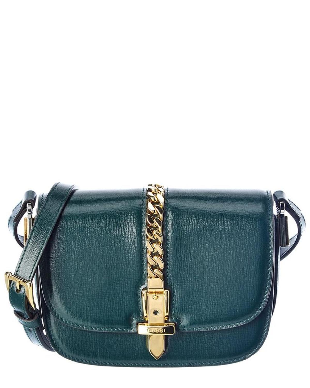 Gucci Sylvie 1969 Mini Leather Shoulder Bag