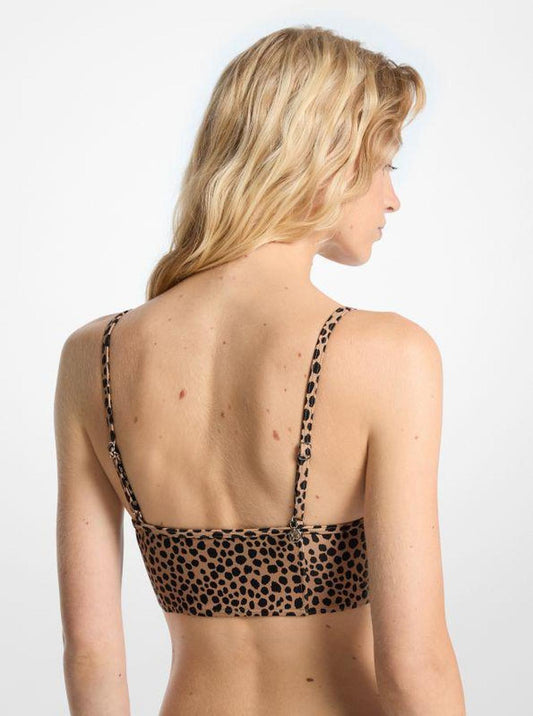 Cheetah Print Underwire Bikini Top