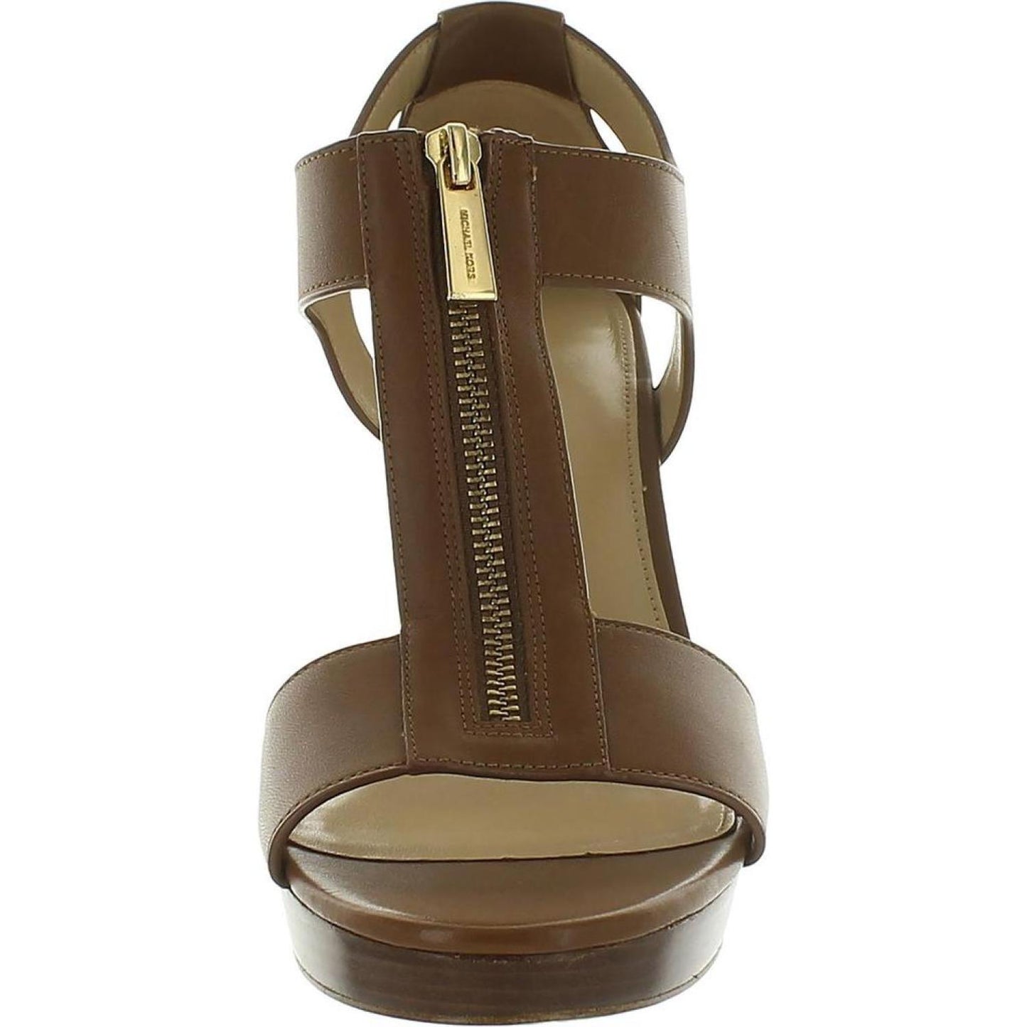 Summer Platform  Womens Zipper Leather Ankle Strap