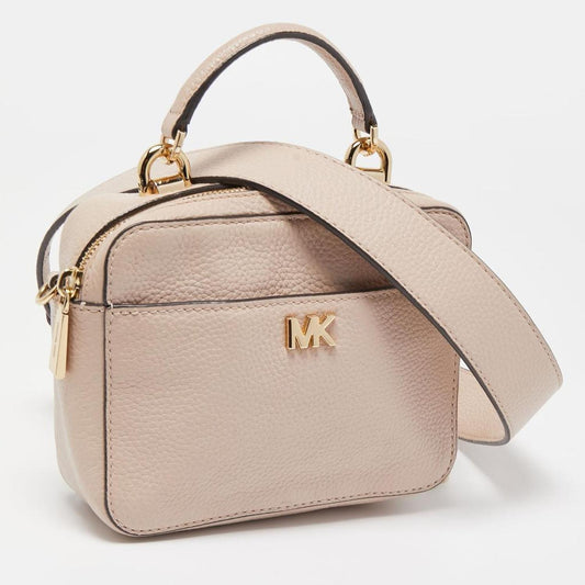 Michael Michael Kors Light Leather Mini Mott Crossbody Bag