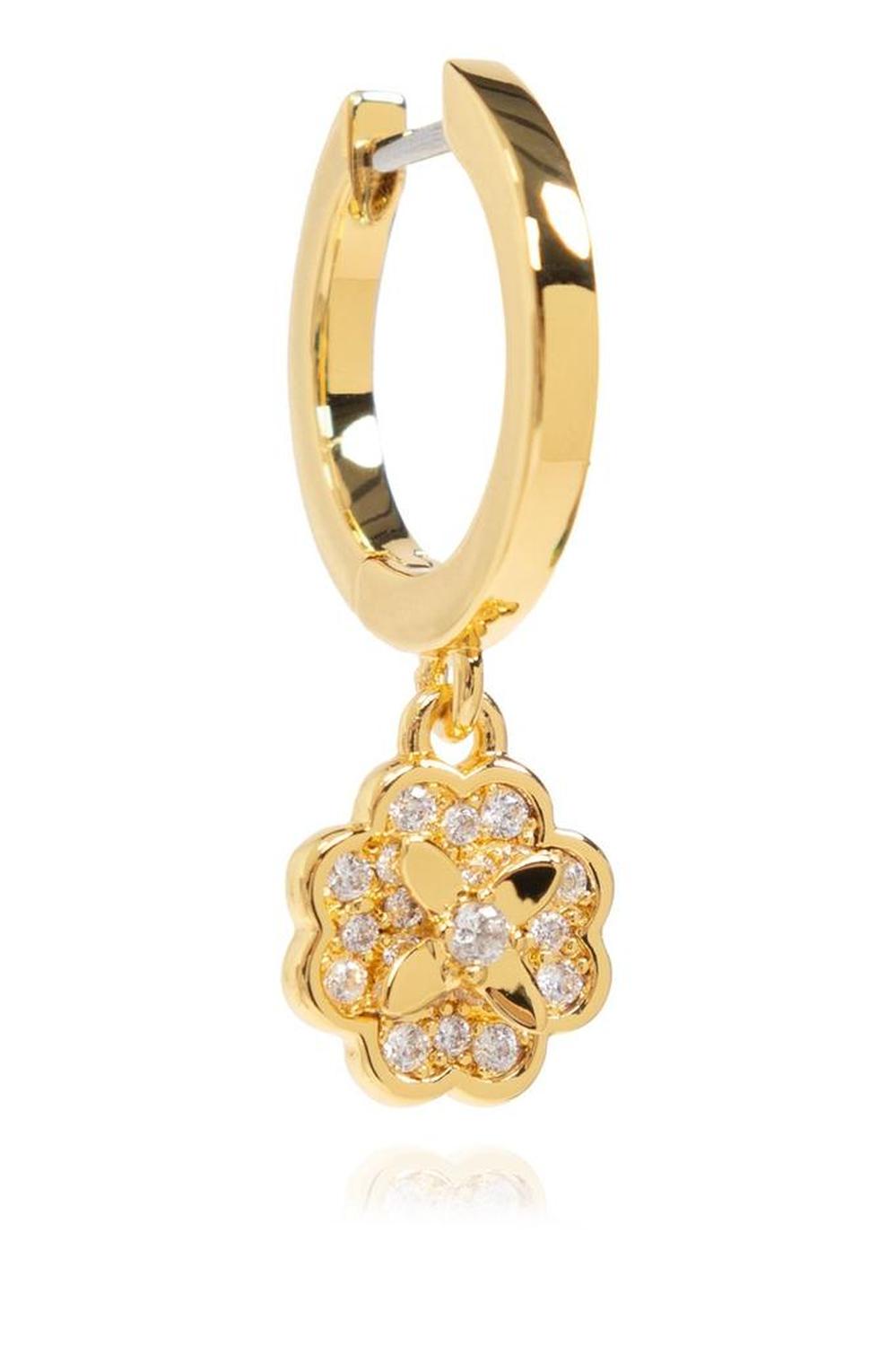 Kate Spade Heritage Bloom Huggie Drop Earrings