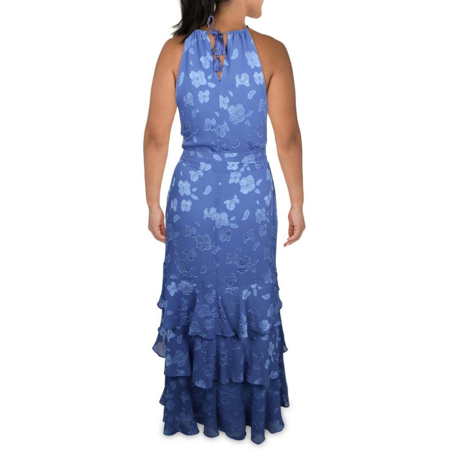 Womens Maxi Adjustable Halter Dress