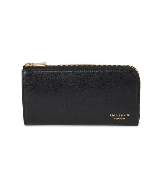 Devin Saffiano Leather Zip Around Continental Wallet