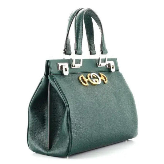 Gucci Zumi Leather Top Handle Bag