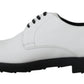 Dolce & Gabbana Elegant White Formal Leather Shoes