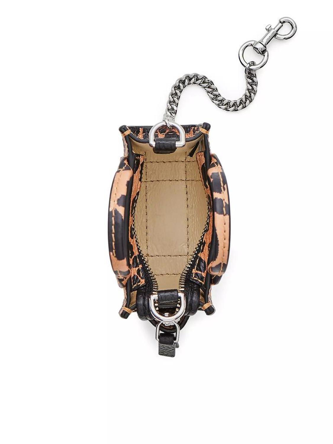 The Nano Cheetah Leather Tote Charm