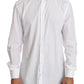 Dolce & Gabbana Elegant Slim Fit Dress Shirt in Pure White