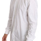 Dolce & Gabbana Elegant Slim Fit Dress Shirt in Pure White