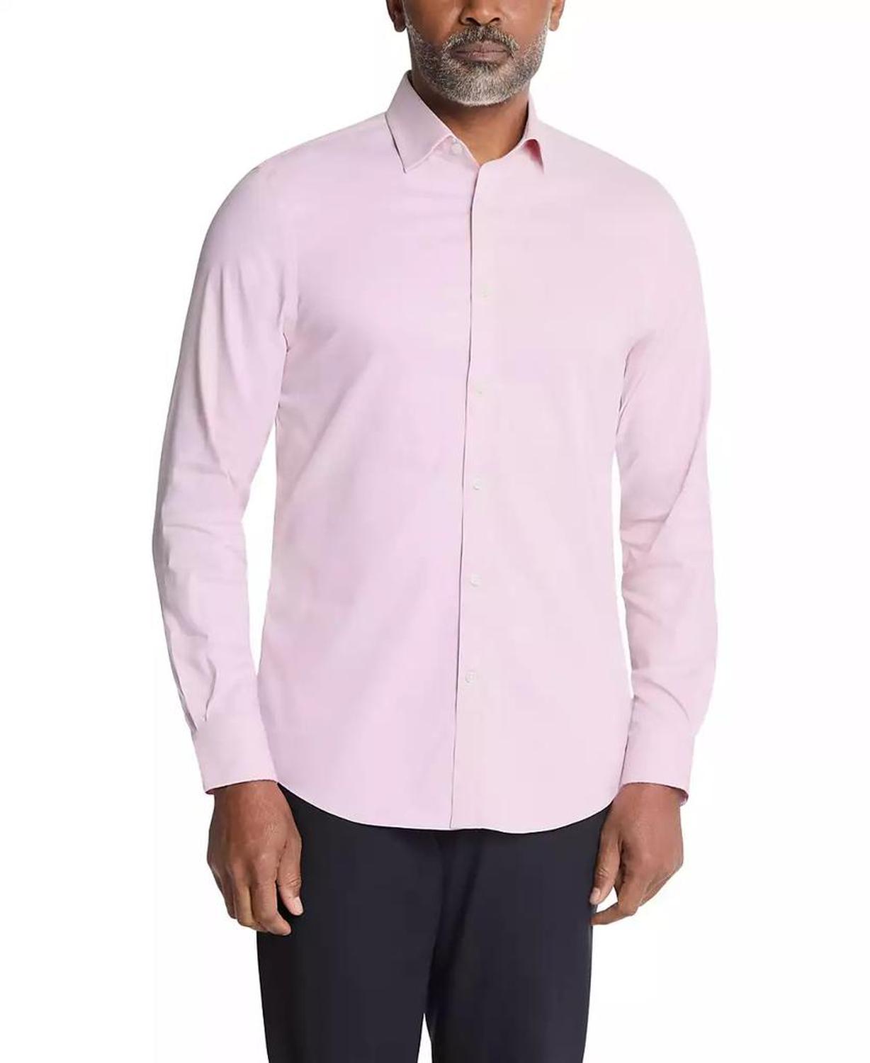 Men's Eco Passport Stretch Untucked Slim Fit Dress Shirt