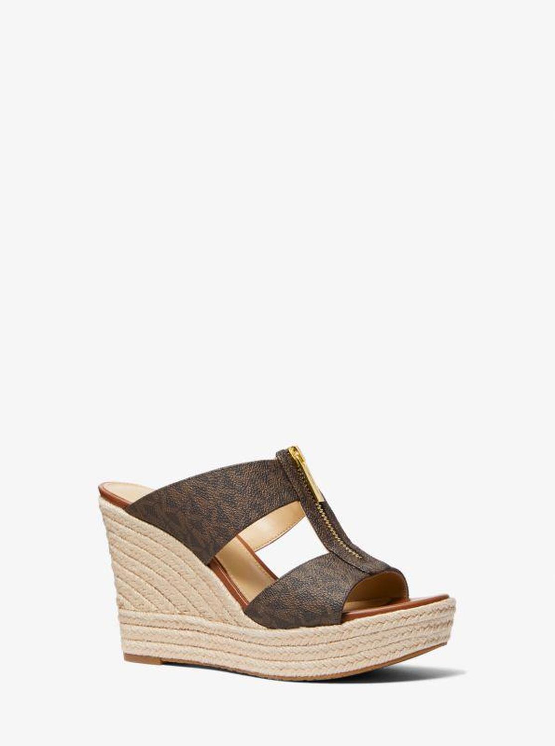 Bradley Signature Logo Wedge Sandal