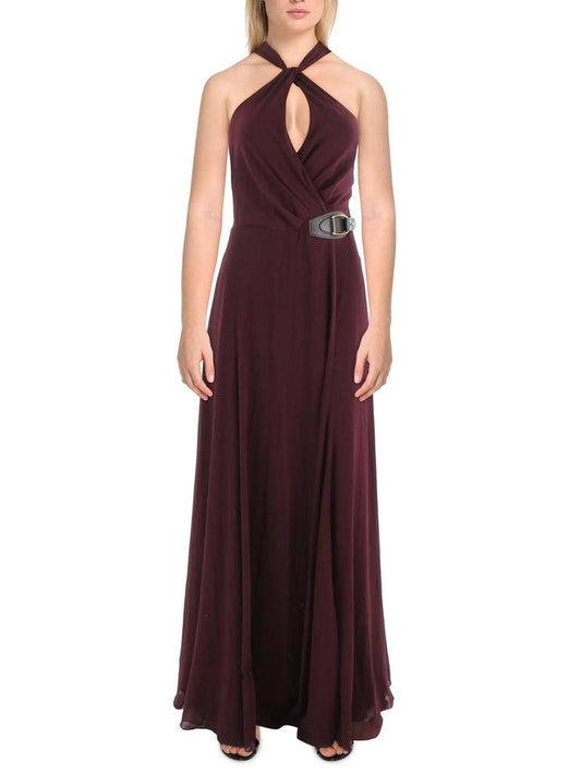 Womens Halter Long Evening Dress