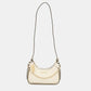 Cream Leather Small Wilma Crossbody Bag