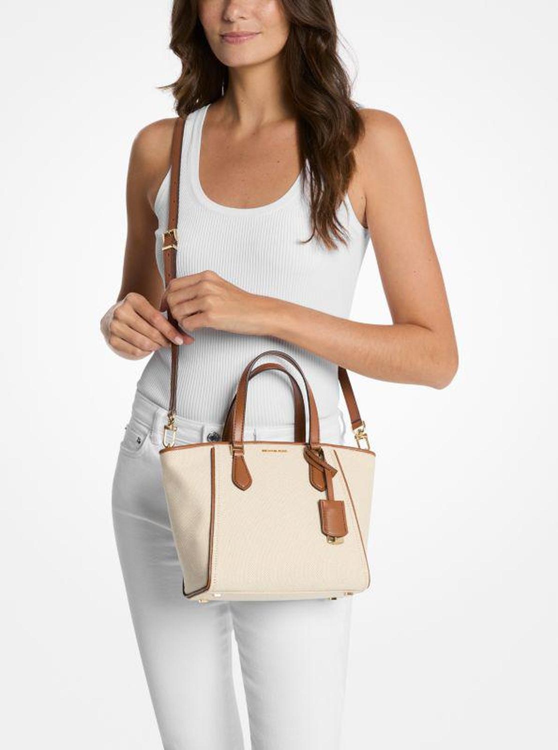 Taryn Small Canvas Convertible Crossbody Bag