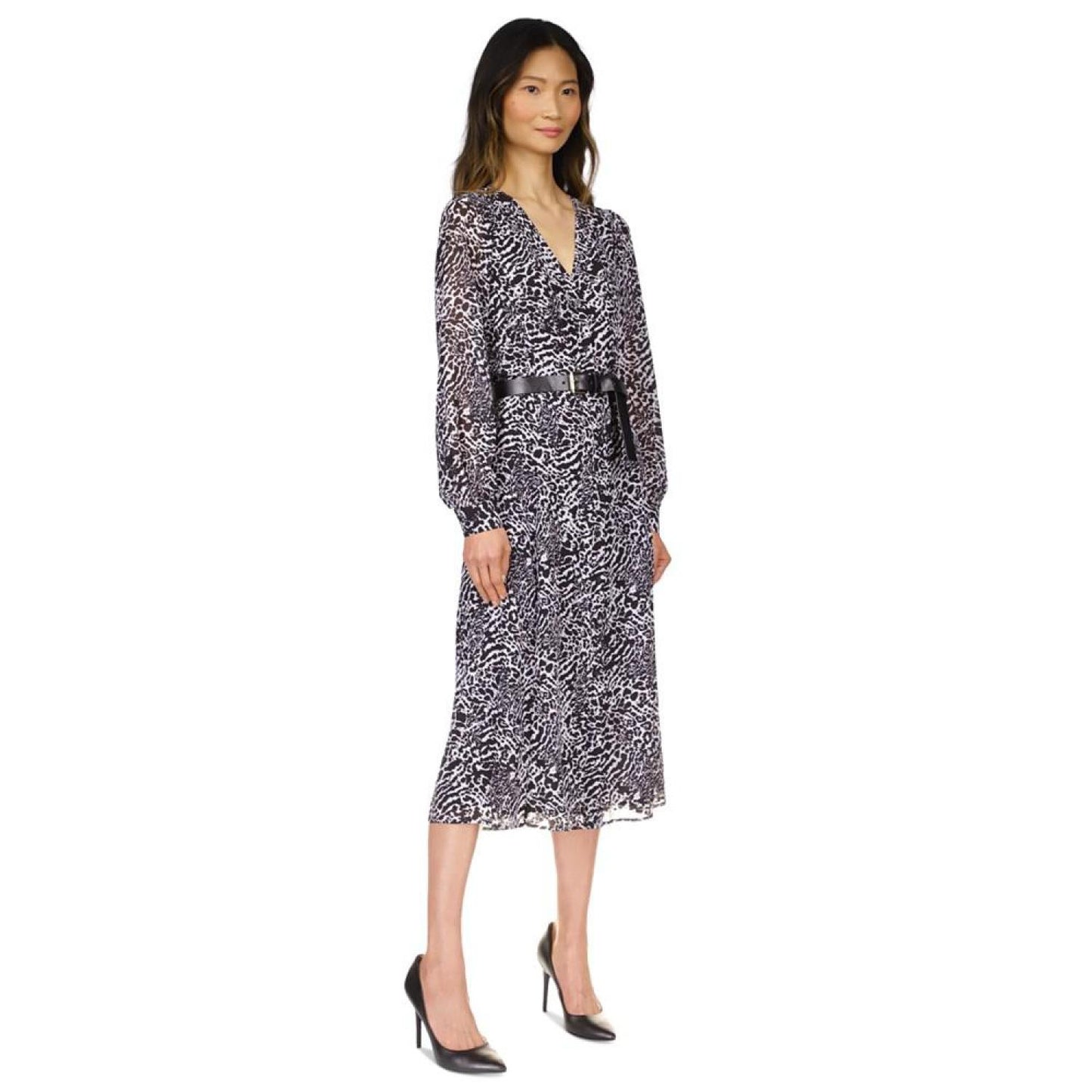 Women's Animal-Print Kate Belted Dress