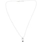 Marc by Marc Jacobs Copiosus Latin Phrase Necklace in Silver-plated Brass