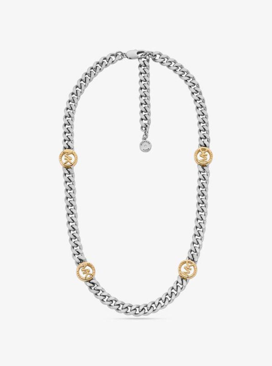 Greenwich Precious Metal-Plated Brass Curb Link Necklace