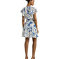 Floral Belted Cotton Voile Dress