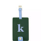 New York Just Mine Initial Luggage Tag, K