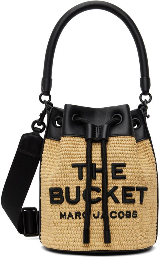 Beige 'The Woven Bucket' Bag