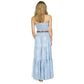 Michael Kors Women's Sunbleached Smocked Maxi Dress