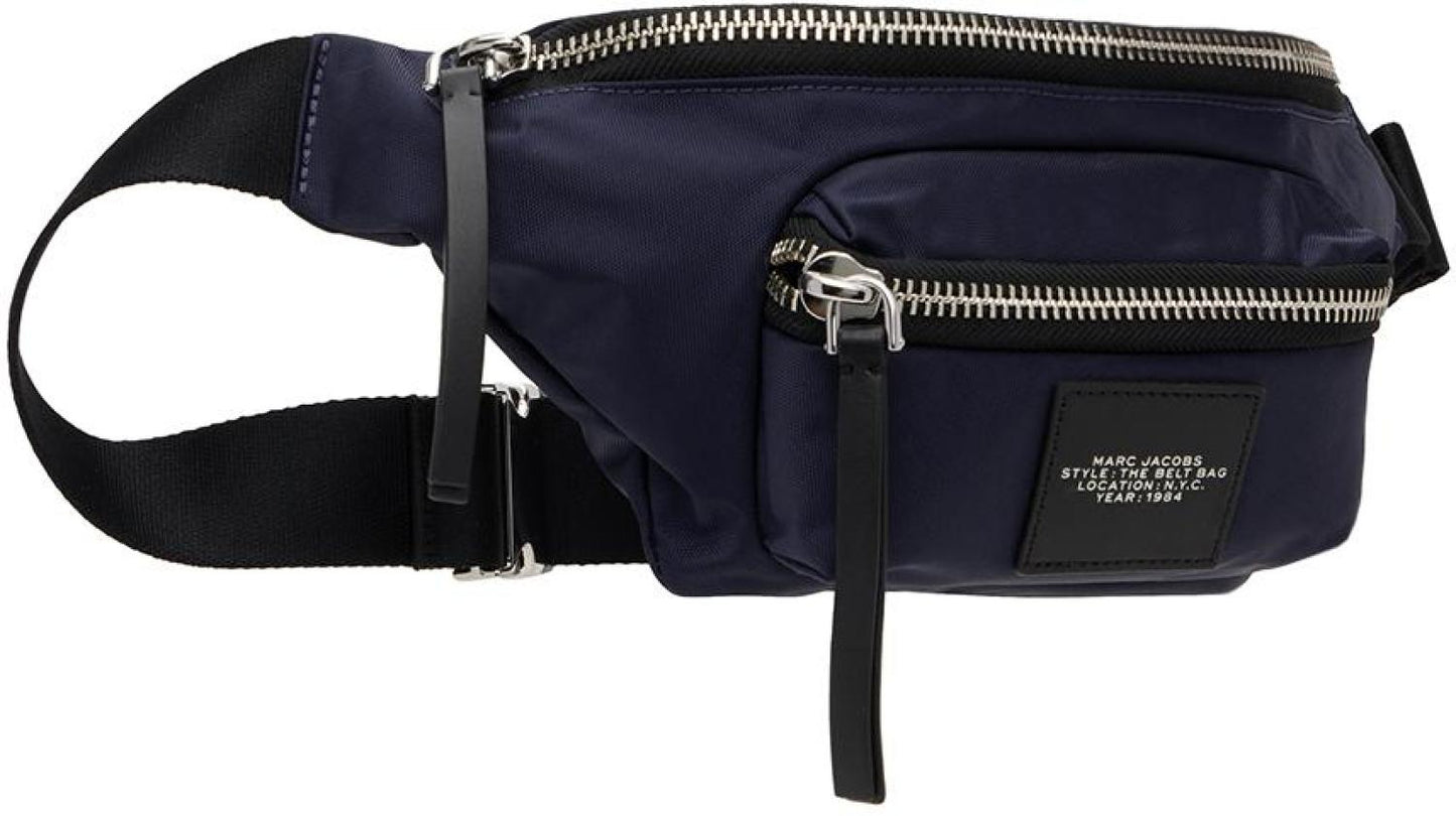 Navy 'The Biker Nylon' Belt Bag