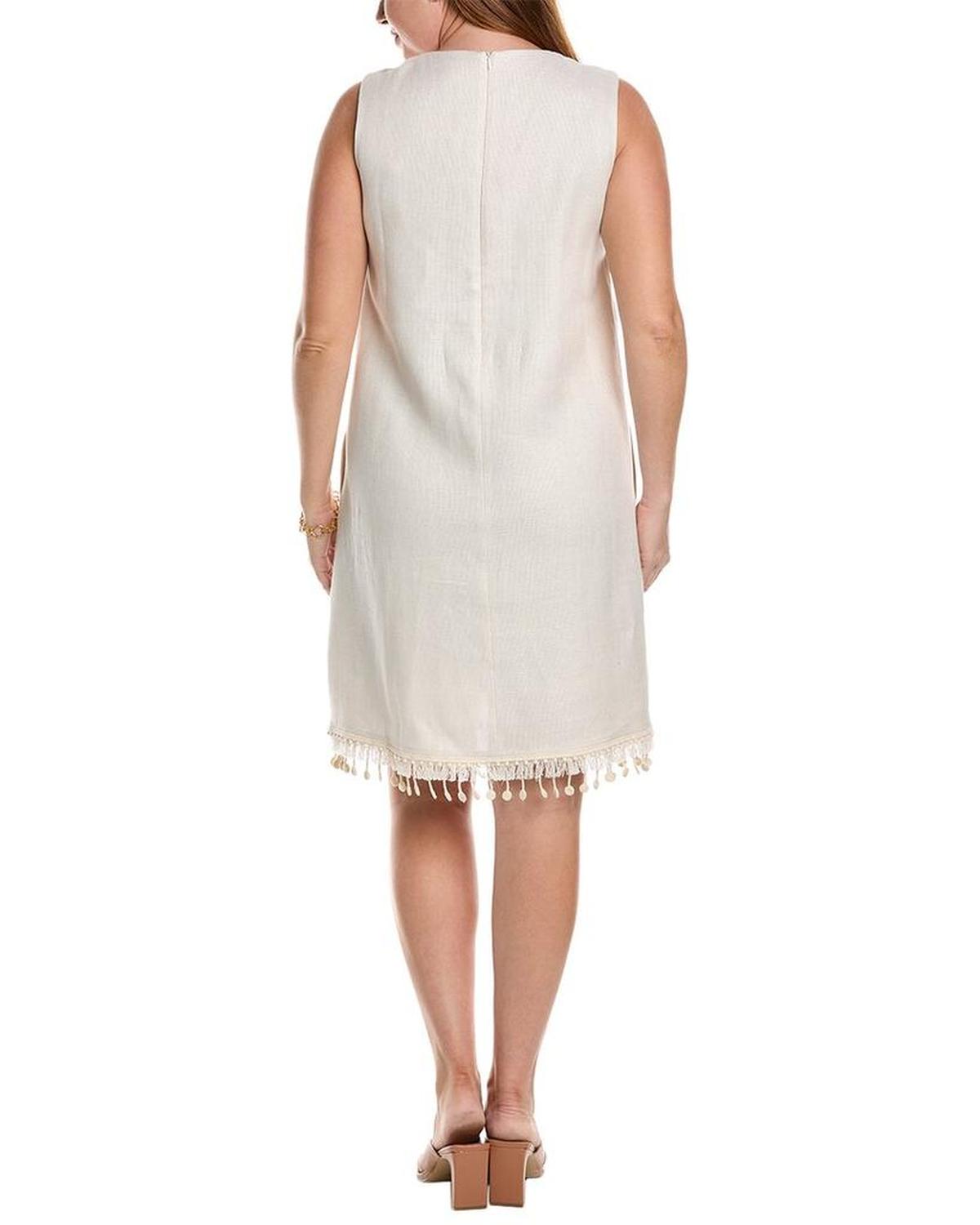 S Max Mara Canada Linen-Blend Shift Dress