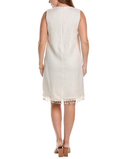 S Max Mara Canada Linen-Blend Shift Dress