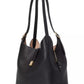 Deco Pebbled Leather Shoulder Bag