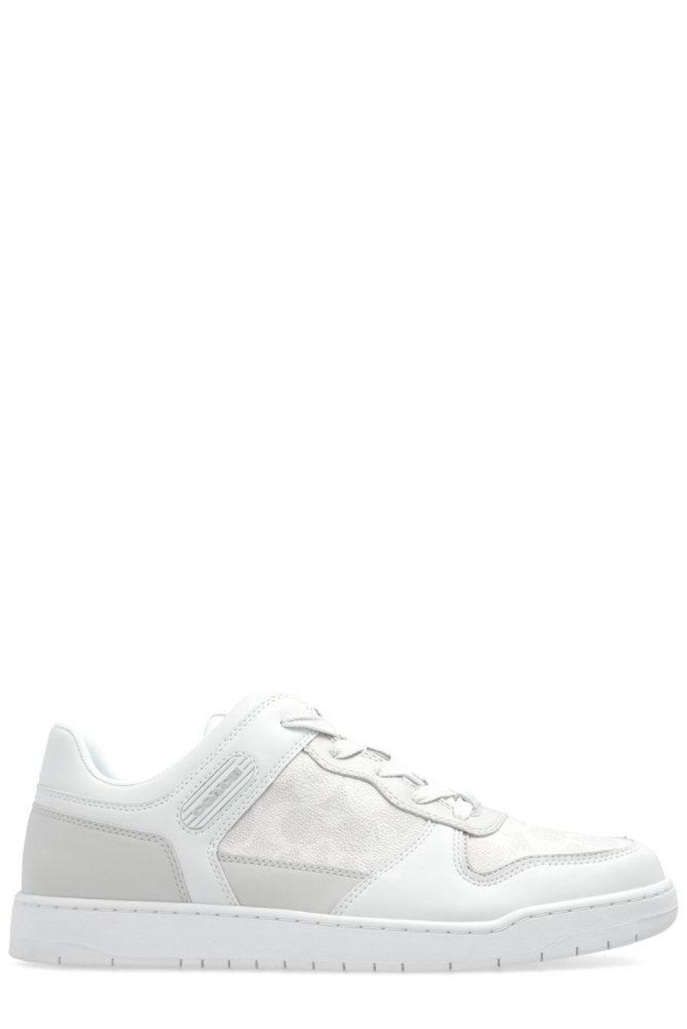 Coach Logo Patch Lace-Up Sneakers