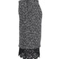 Michael Kors Lace Hem Pencil Skirt in Grey Polyester