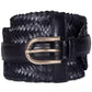 Braided Leather 2-in-1 Belt Set