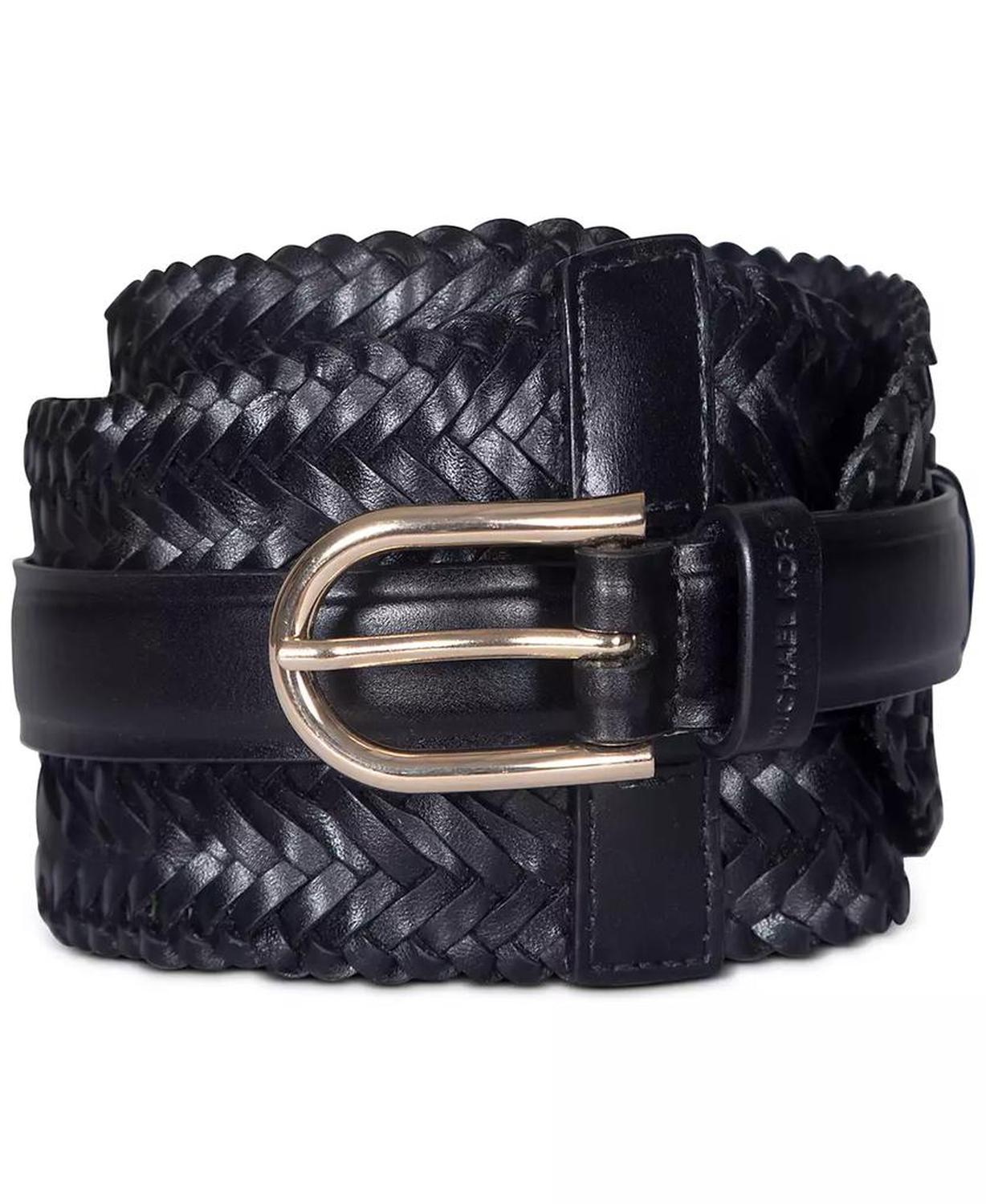 Braided Leather 2-in-1 Belt Set