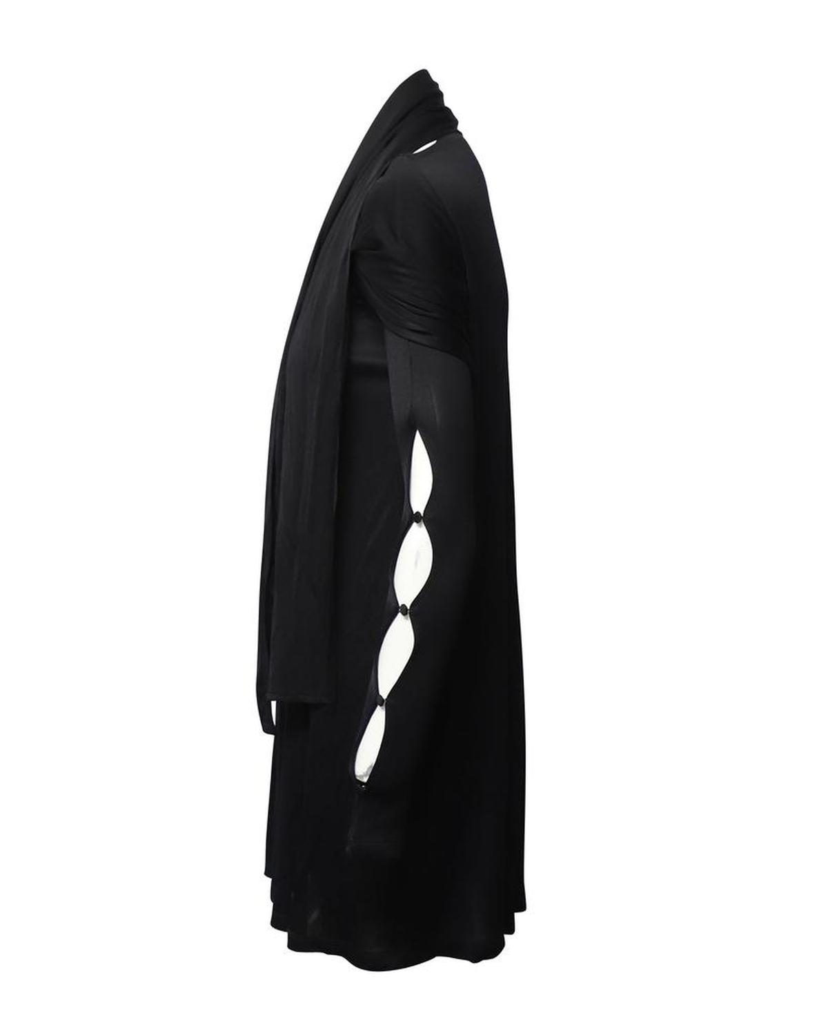 Sportmax Tema Jersey Dress in Black Viscose