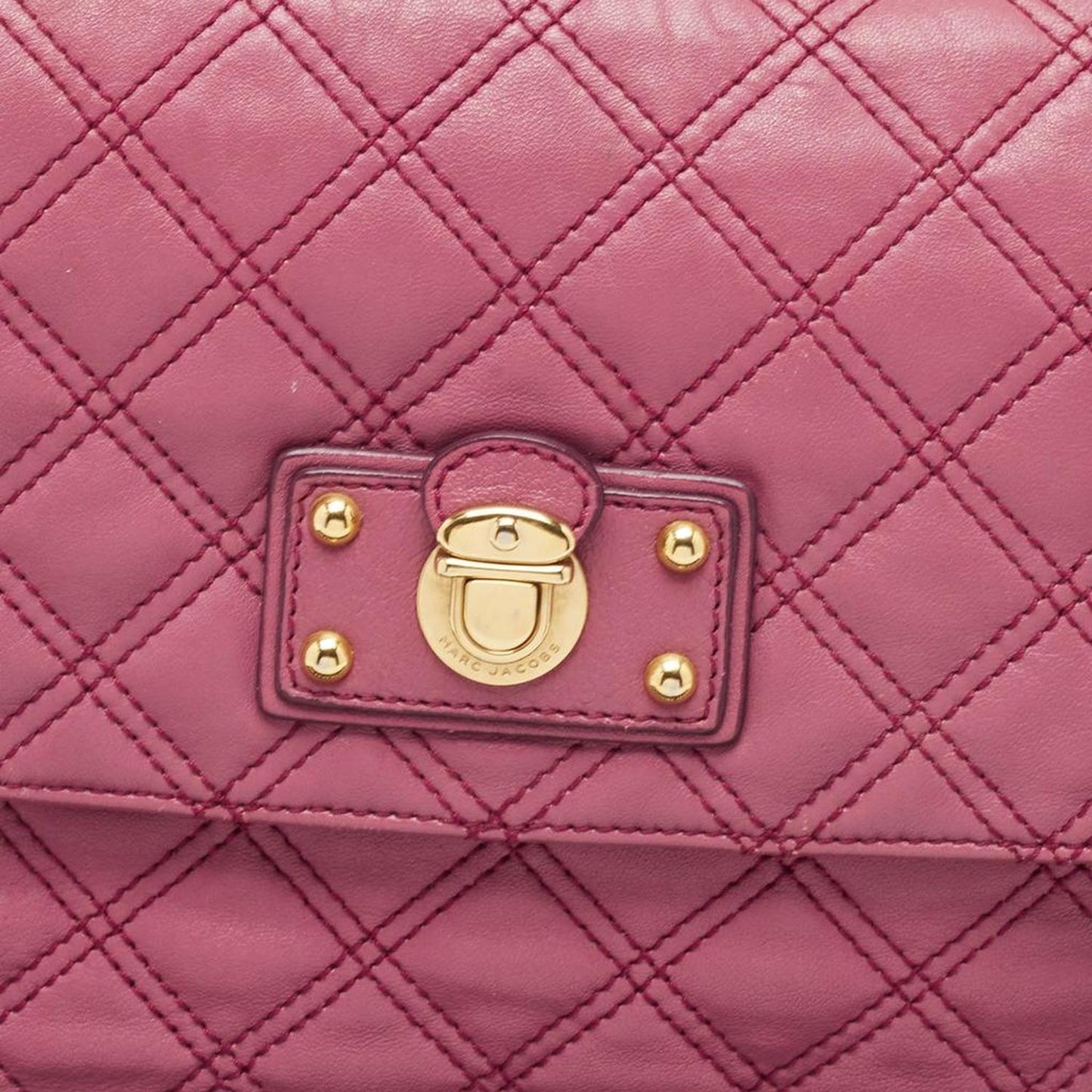 Pink Quilted Leather Day To Night Single Shoulder Bag