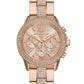 Women's Brynn Chronograph Rose Gold-Tone Stainless Steel Watch 40mm