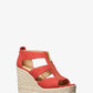 Etta Linen Blend Wedge Sandal