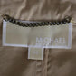 Michael Michael Kors Hooded Trench Coat in Beige Cotton