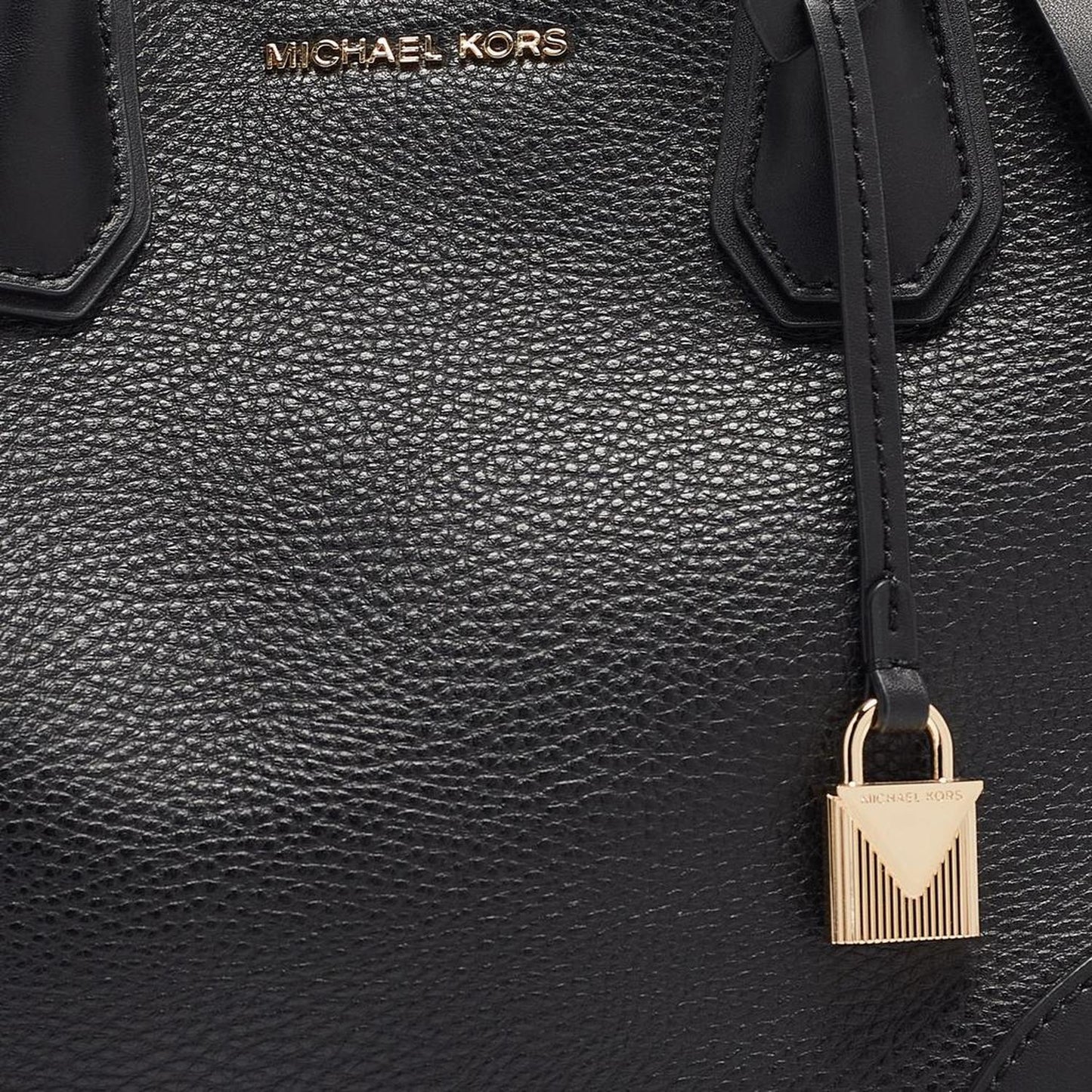 Michael Kors Black Leather Small Mercer Gallery Tote