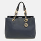 Blue Saffiano Leather Medium Cynthia Tote